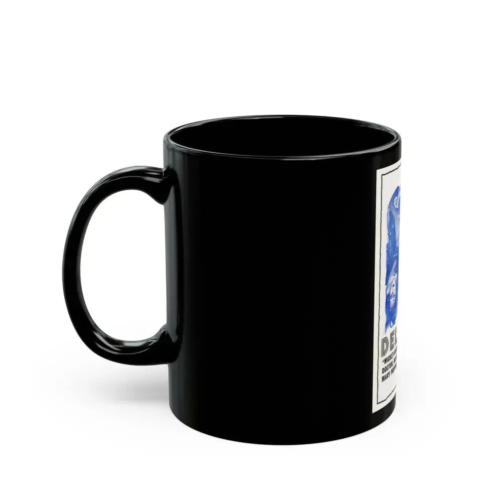 DELIRIUM 1972 Movie Poster - Black Coffee Mug - Go Mug Yourself