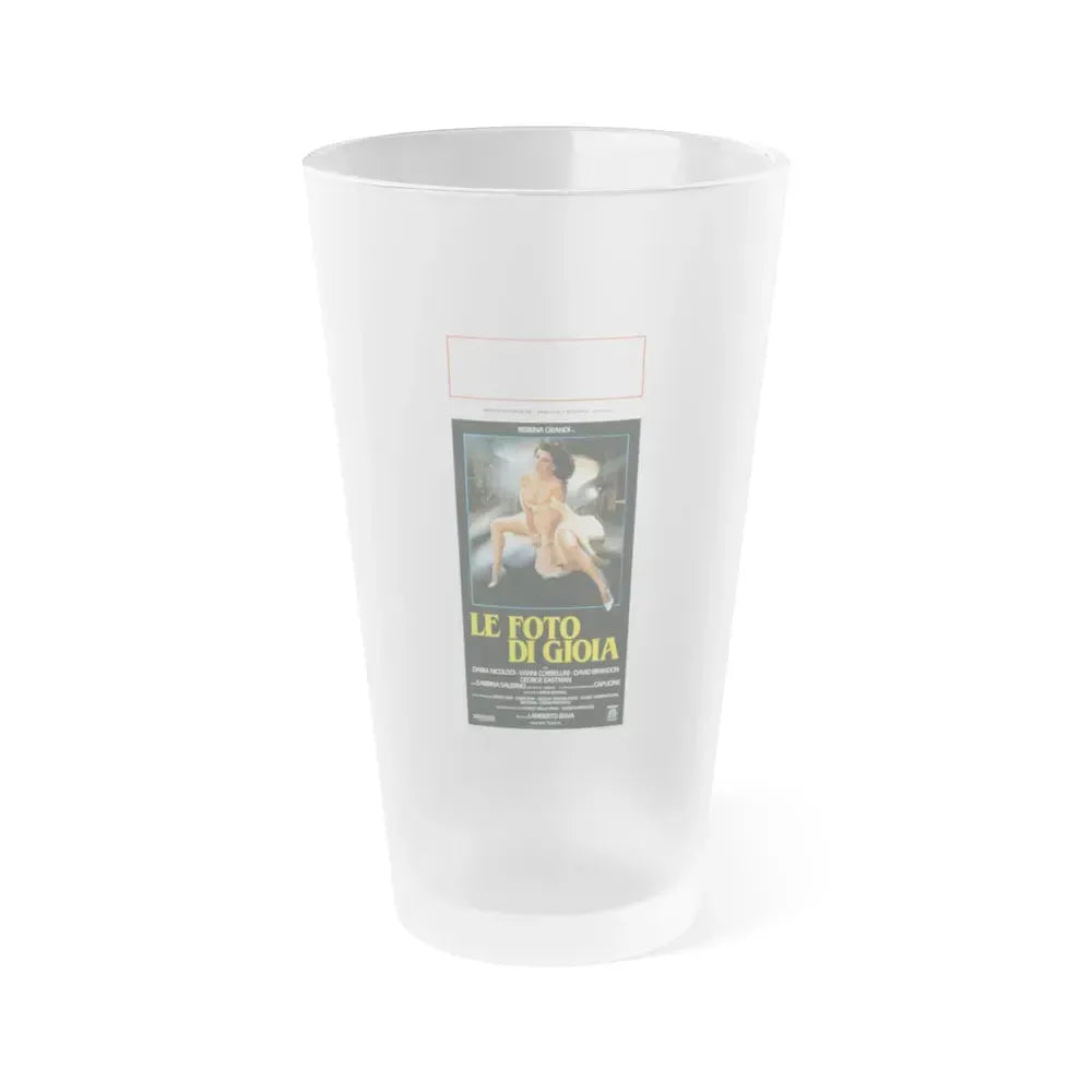 DELIRIUM PHOTO OF GIOIA 1987 Movie Poster - Frosted Pint Glass 16oz 16oz Frosted - Go Mug Yourself
