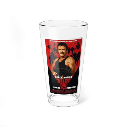 DELTA FORCE 2 1990 Movie Poster - Pint Glass 16oz 16oz - Go Mug Yourself