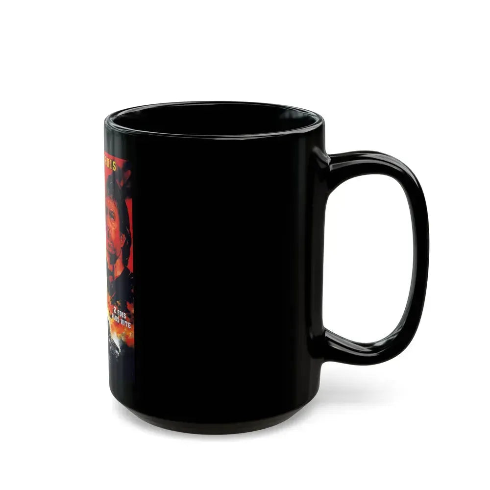 DELTA FORCE 2 (FRENCH) 1990 Movie Poster - Black Coffee Mug - Go Mug Yourself
