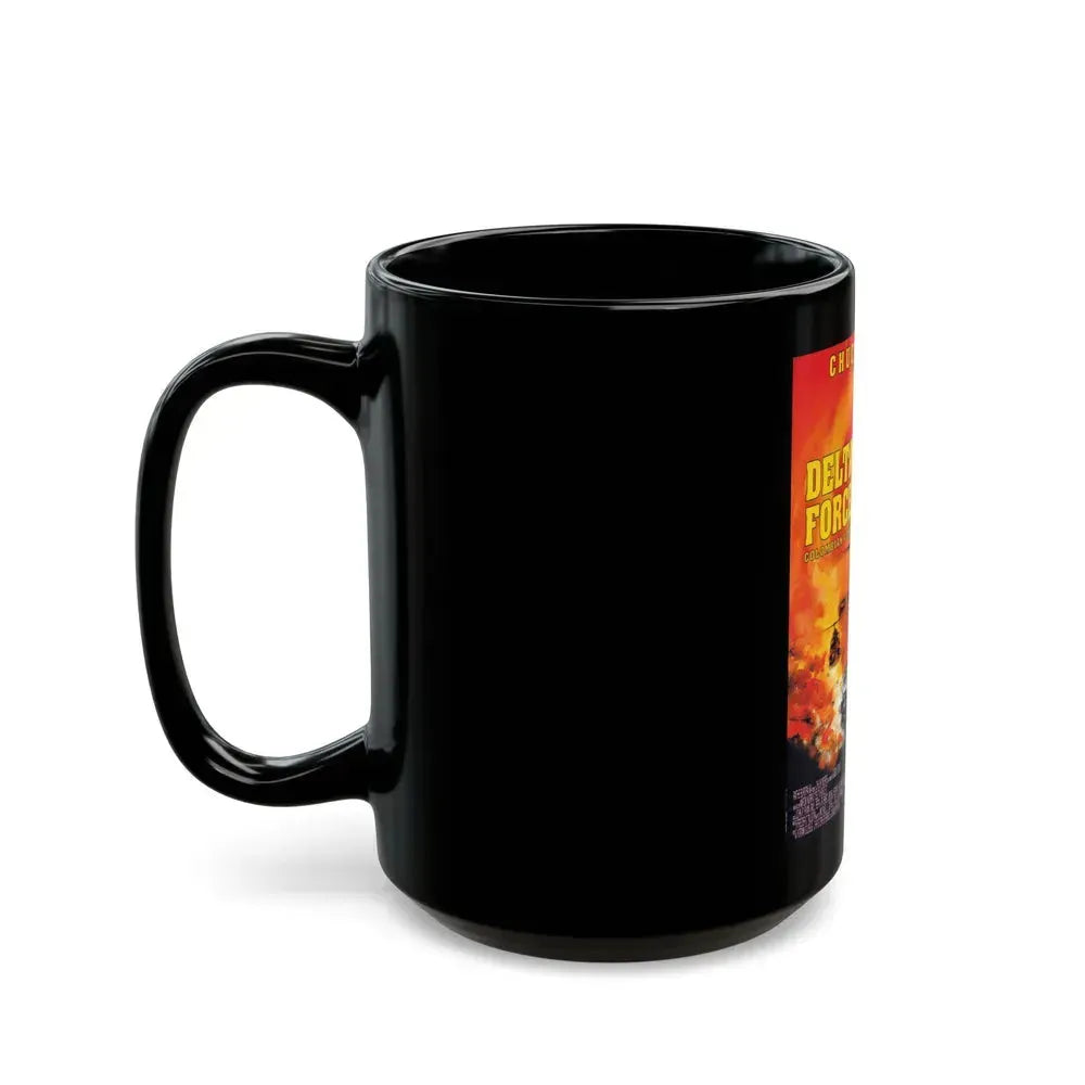 DELTA FORCE 2 (FRENCH) 1990 Movie Poster - Black Coffee Mug - Go Mug Yourself