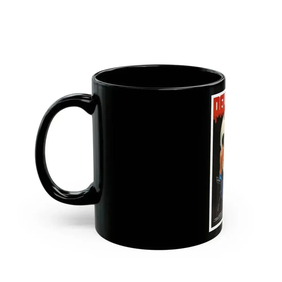 DELUSION (THE HOUSE WHERE DEATH LIVES) 1980 Movie Poster - Black Coffee Mug - Go Mug Yourself