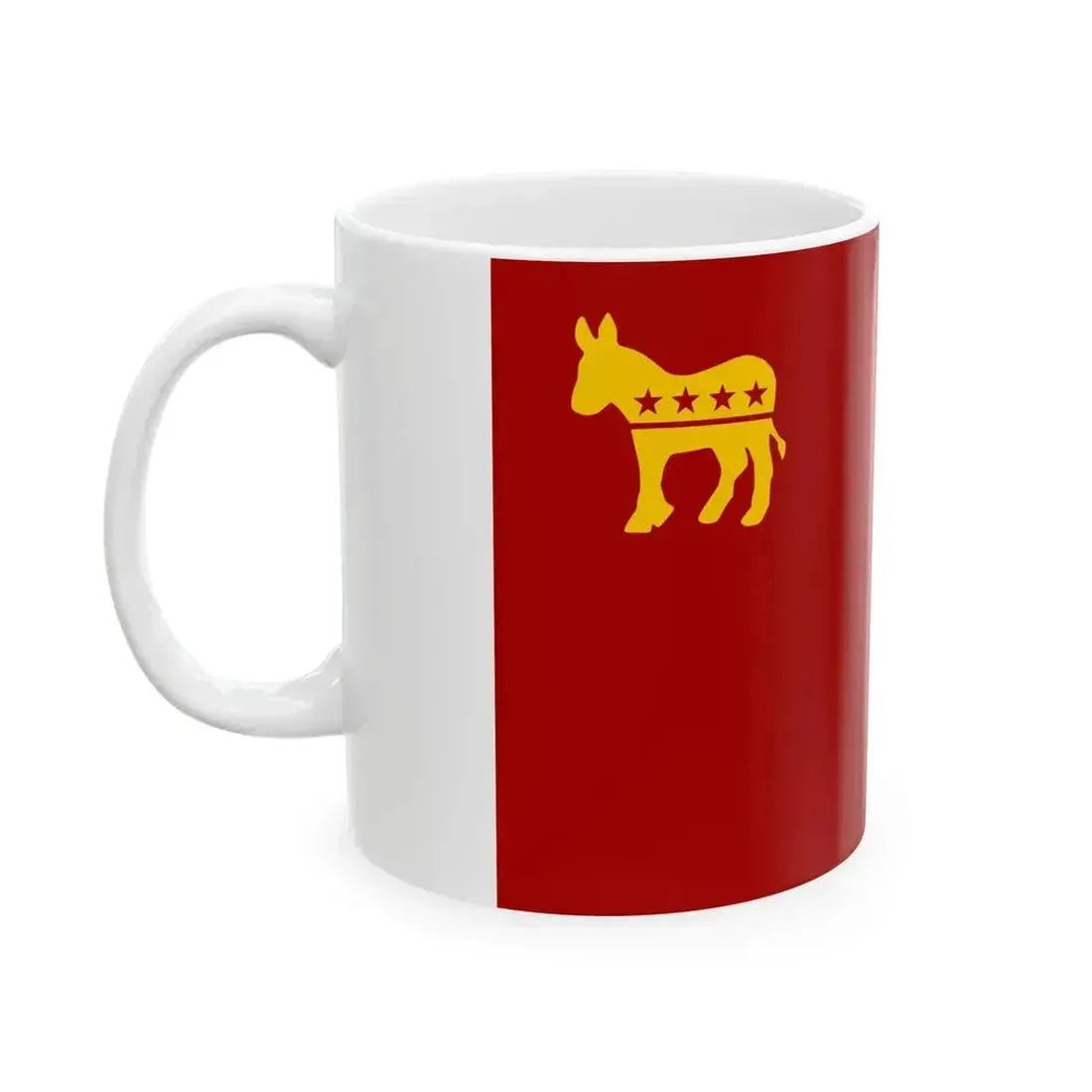 Dem-Commies flag (United States) White Coffee Mug - Go Mug Yourself
