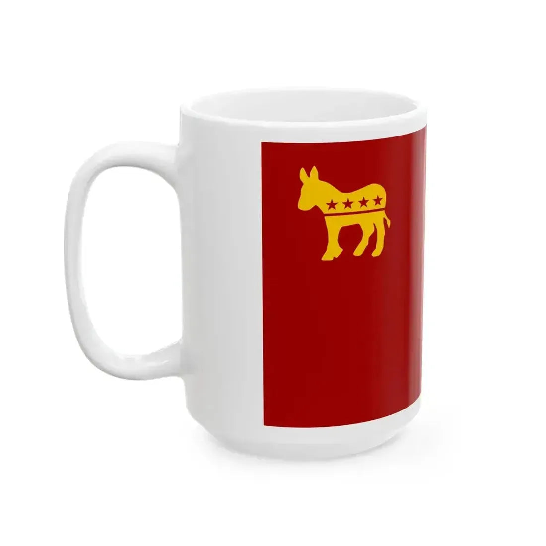 Dem-Commies flag (United States) White Coffee Mug - Go Mug Yourself