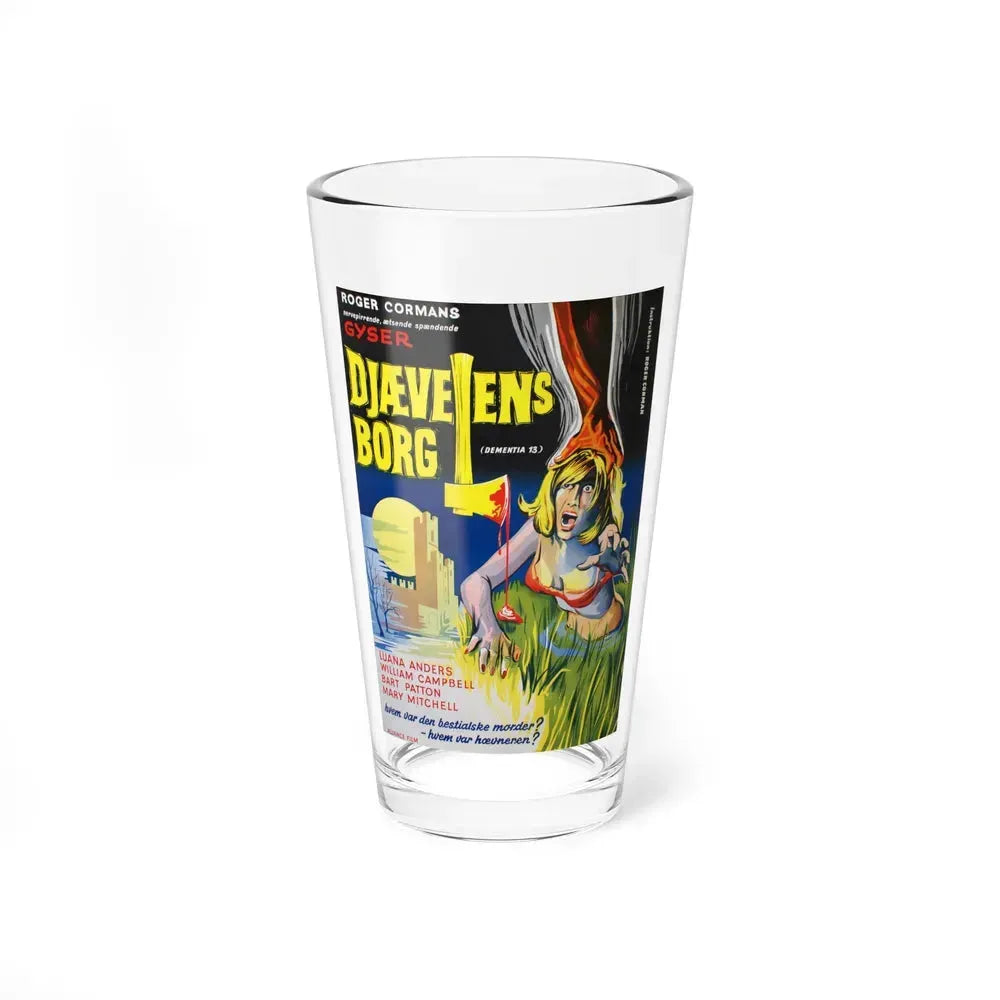 DEMENTIA 13 (DANISH) 1963 Movie Poster - Pint Glass 16oz 16oz - Go Mug Yourself