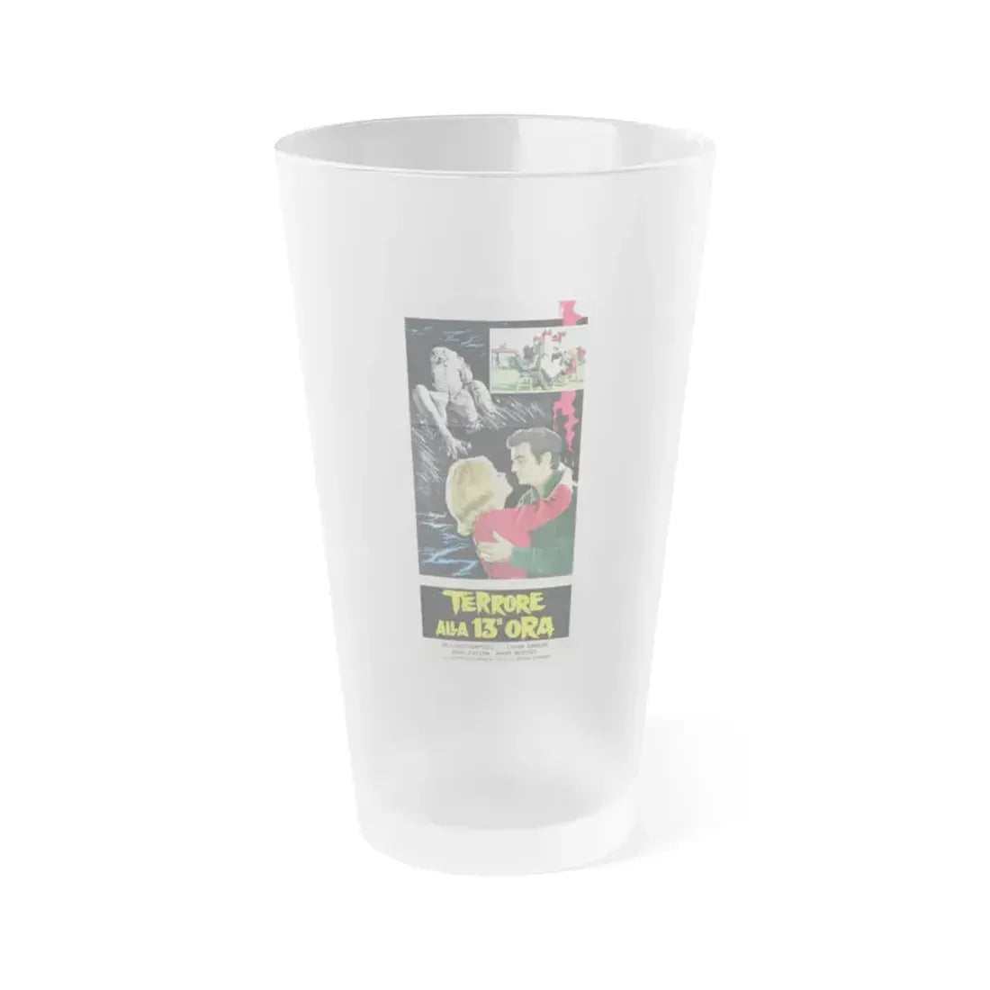 DEMENTIA 13 (ITALIAN) 1963 Movie Poster - Frosted Pint Glass 16oz 16oz Frosted - Go Mug Yourself