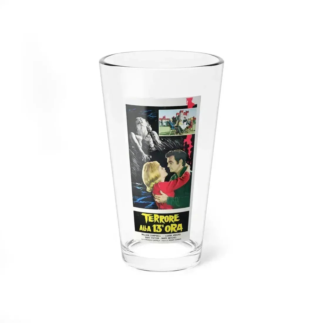DEMENTIA 13 (ITALIAN) 1963 Movie Poster - Pint Glass 16oz 16oz - Go Mug Yourself
