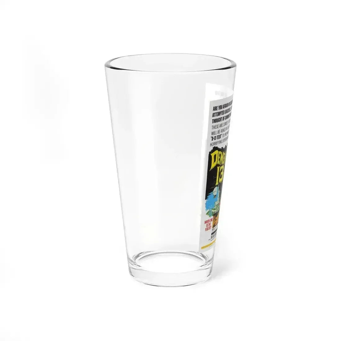 DEMENTIA 13 (THE HAUNTED AND THE HUNTED) 1963 Movie Poster - Pint Glass 16oz - Go Mug Yourself