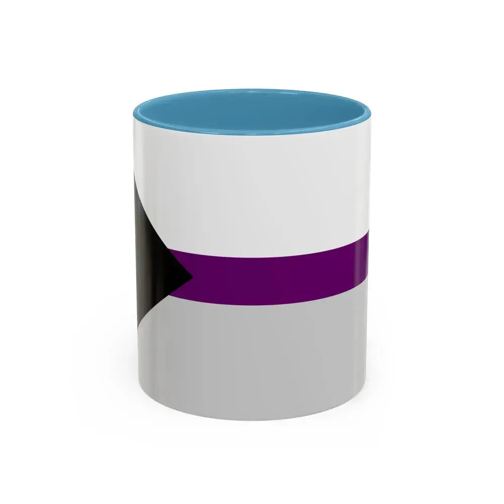 Demisexual Pride Pride Flag - Accent Coffee Mug 11oz Light Blue - Go Mug Yourself