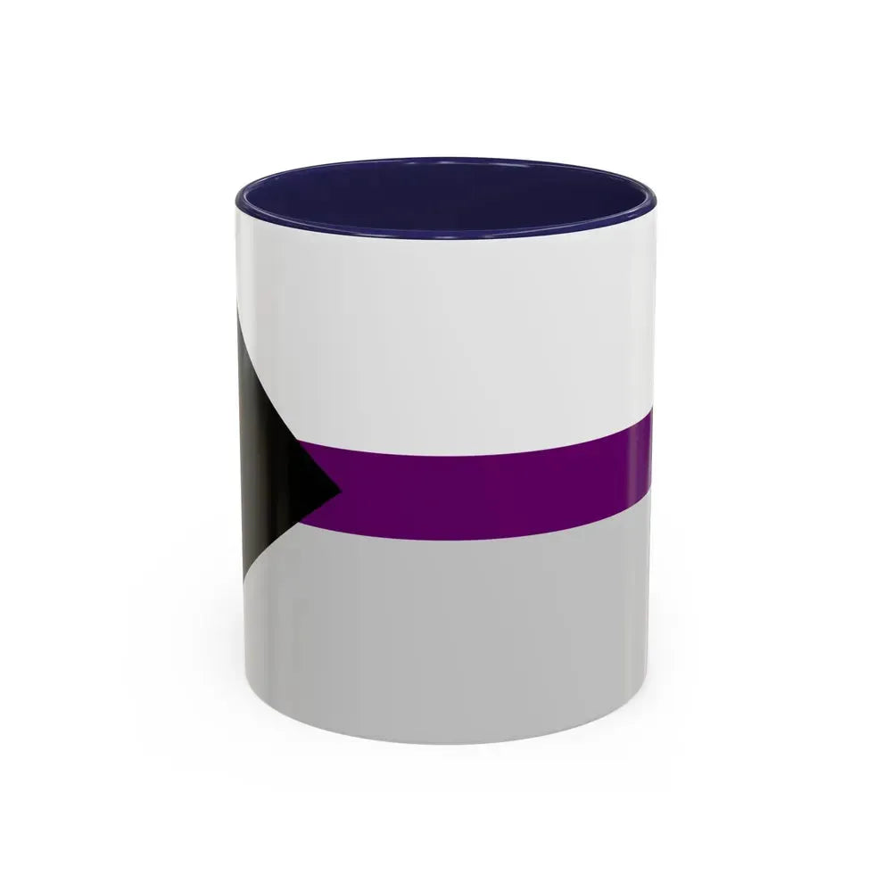 Demisexual Pride Pride Flag - Accent Coffee Mug 11oz Navy - Go Mug Yourself