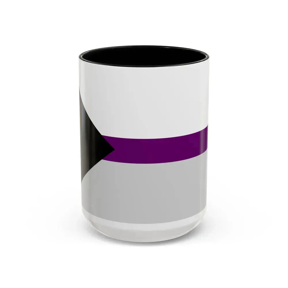 Demisexual Pride Pride Flag - Accent Coffee Mug 15oz Black - Go Mug Yourself