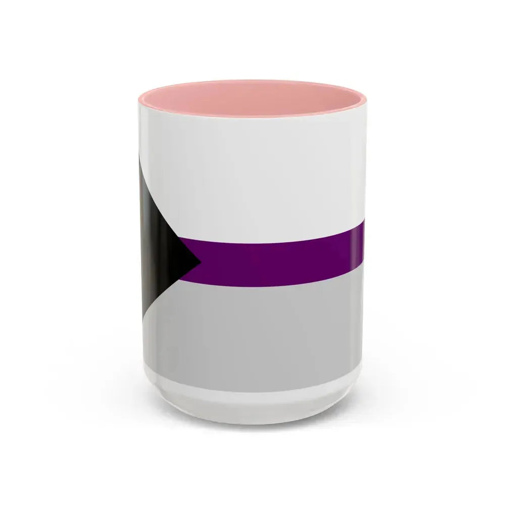 Demisexual Pride Pride Flag - Accent Coffee Mug 15oz Pink - Go Mug Yourself