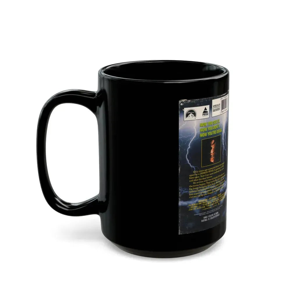 DEMON WIND (VHS COVER) - Black Coffee Mug - Go Mug Yourself