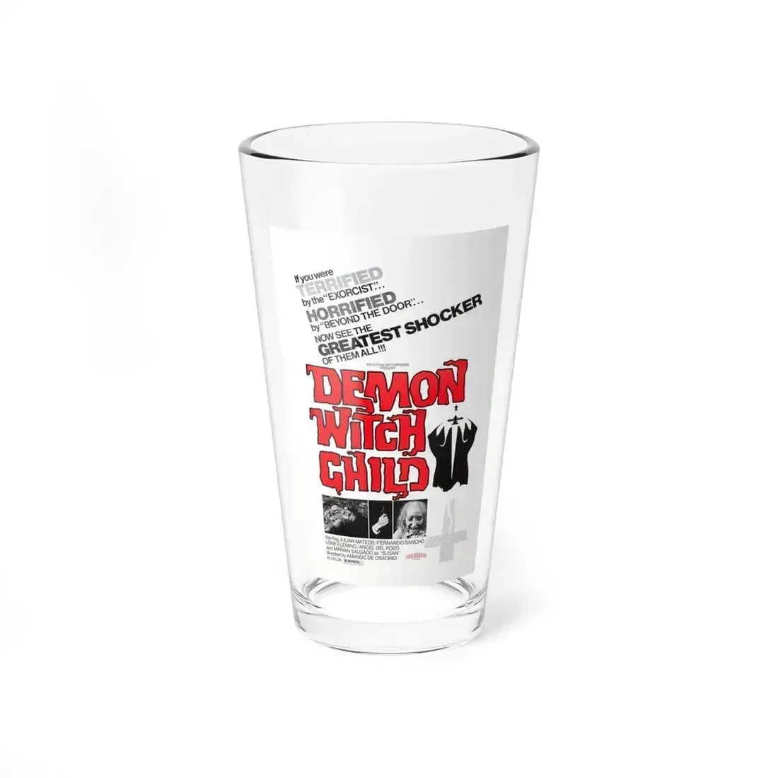 DEMON WITCH CHILD (THE POSSESSED) 1975 Movie Poster - Pint Glass 16oz 16oz - Go Mug Yourself