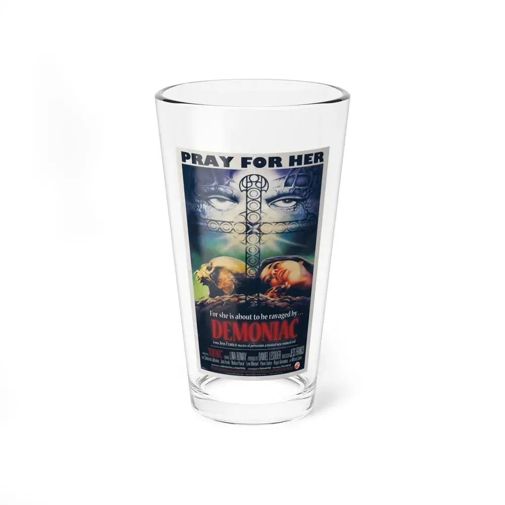 DEMONIAC 1975 Movie Poster - Pint Glass 16oz 16oz - Go Mug Yourself