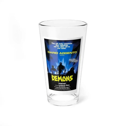 DEMONS 1985 Movie Poster - Pint Glass 16oz 16oz - Go Mug Yourself