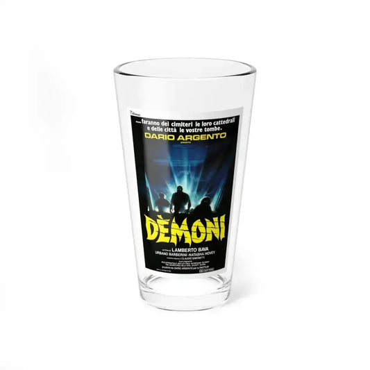 DEMONS (ITALIAN) 1985 Movie Poster - Pint Glass 16oz 16oz - Go Mug Yourself