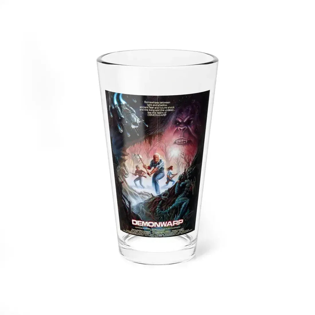 DEMONWARP (2) 1988 Movie Poster - Pint Glass 16oz 16oz - Go Mug Yourself