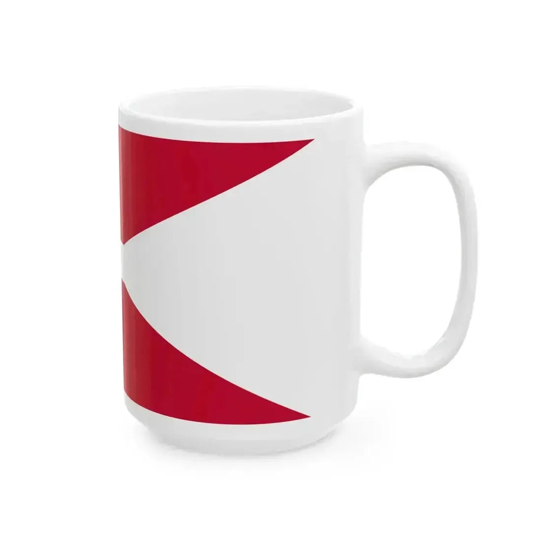 Denmark Yacht Ensign (Denmark) White Coffee Mug - Go Mug Yourself
