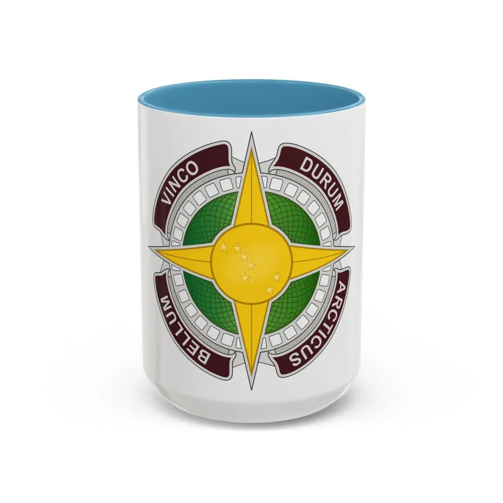 Dental Health Activity Alaska (U.S. Army) Accent Coffee Mug 15oz Light Blue - Go Mug Yourself