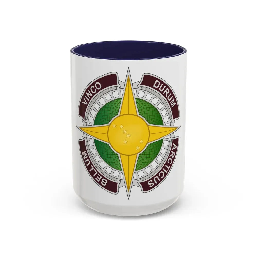 Dental Health Activity Alaska (U.S. Army) Accent Coffee Mug 15oz Navy - Go Mug Yourself