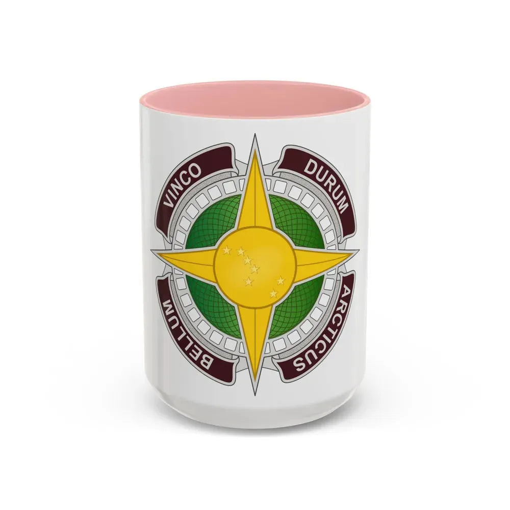 Dental Health Activity Alaska (U.S. Army) Accent Coffee Mug 15oz Pink - Go Mug Yourself