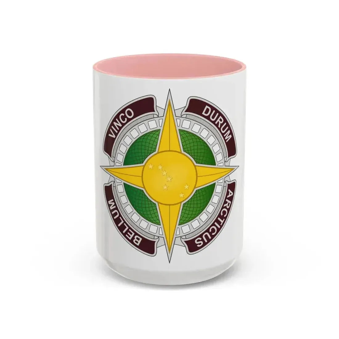 Dental Health Activity Alaska (U.S. Army) Accent Coffee Mug 15oz Pink - Go Mug Yourself