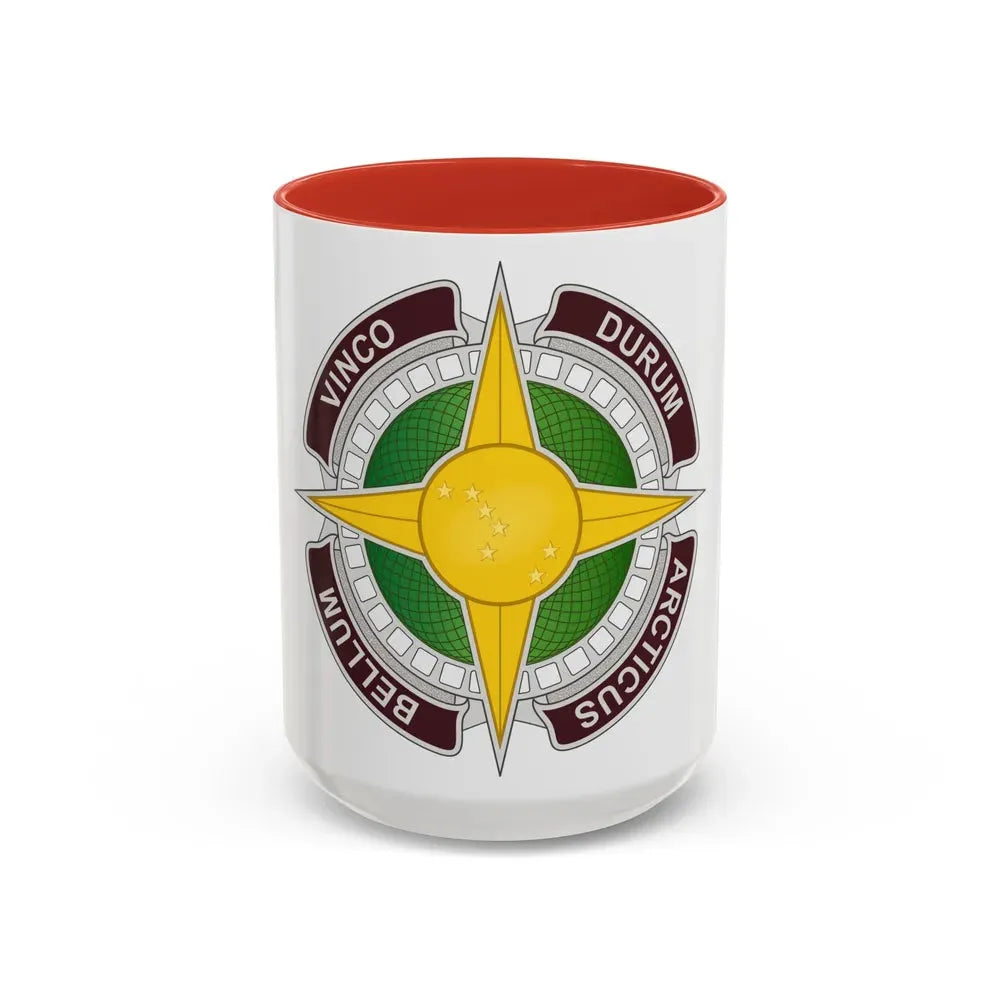 Dental Health Activity Alaska (U.S. Army) Accent Coffee Mug 15oz Red - Go Mug Yourself