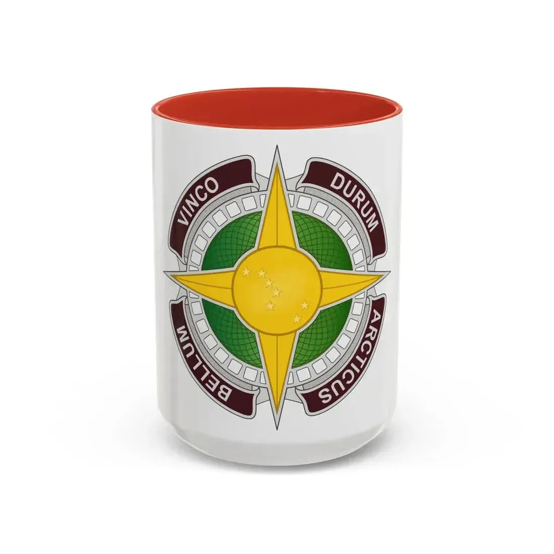 Dental Health Activity Alaska (U.S. Army) Accent Coffee Mug 15oz Red - Go Mug Yourself