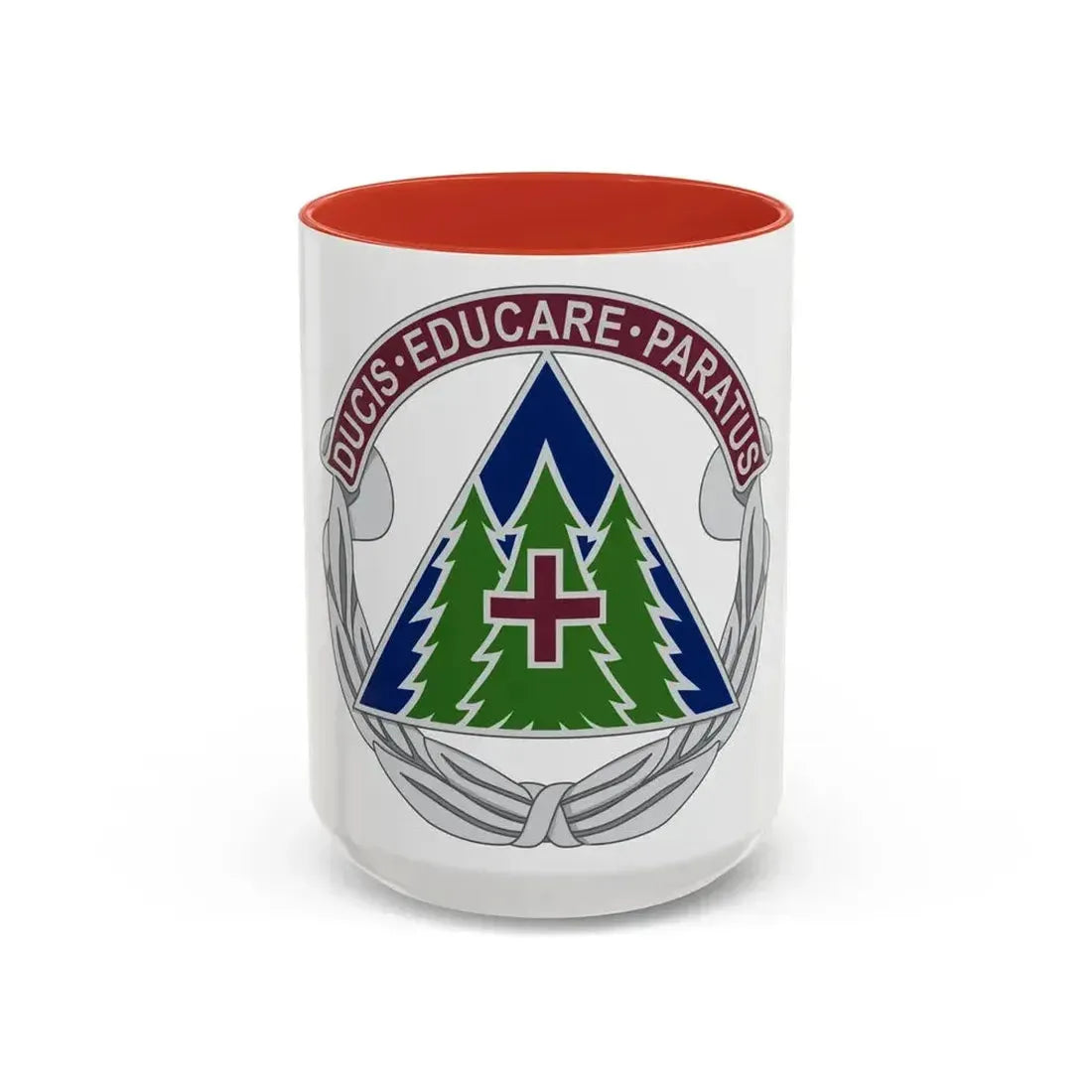Dental Health Activity Fort Bragg (U.S. Army) Accent Coffee Mug 15oz Red - Go Mug Yourself