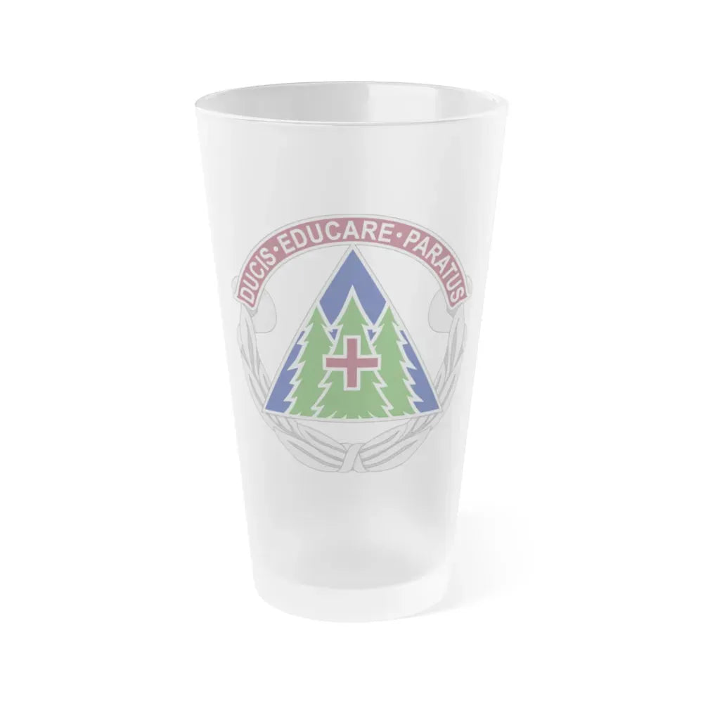 Dental Health Activity Fort Bragg (U.S. Army) Frosted Pint Glass 16oz Default Title - Go Mug Yourself