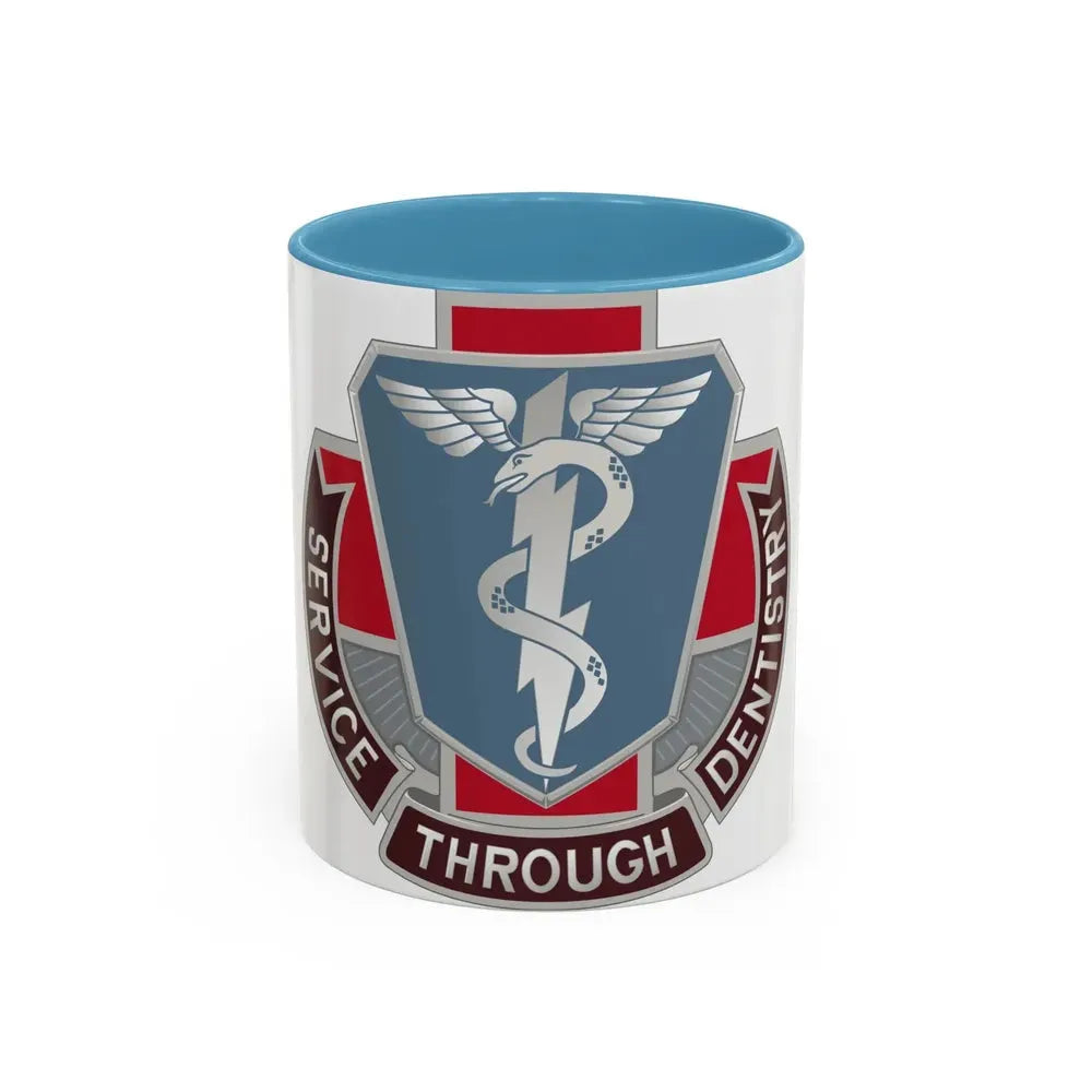 Dental Health Activity Fort Campbell (U.S. Army) Accent Coffee Mug 11oz Light Blue - Go Mug Yourself