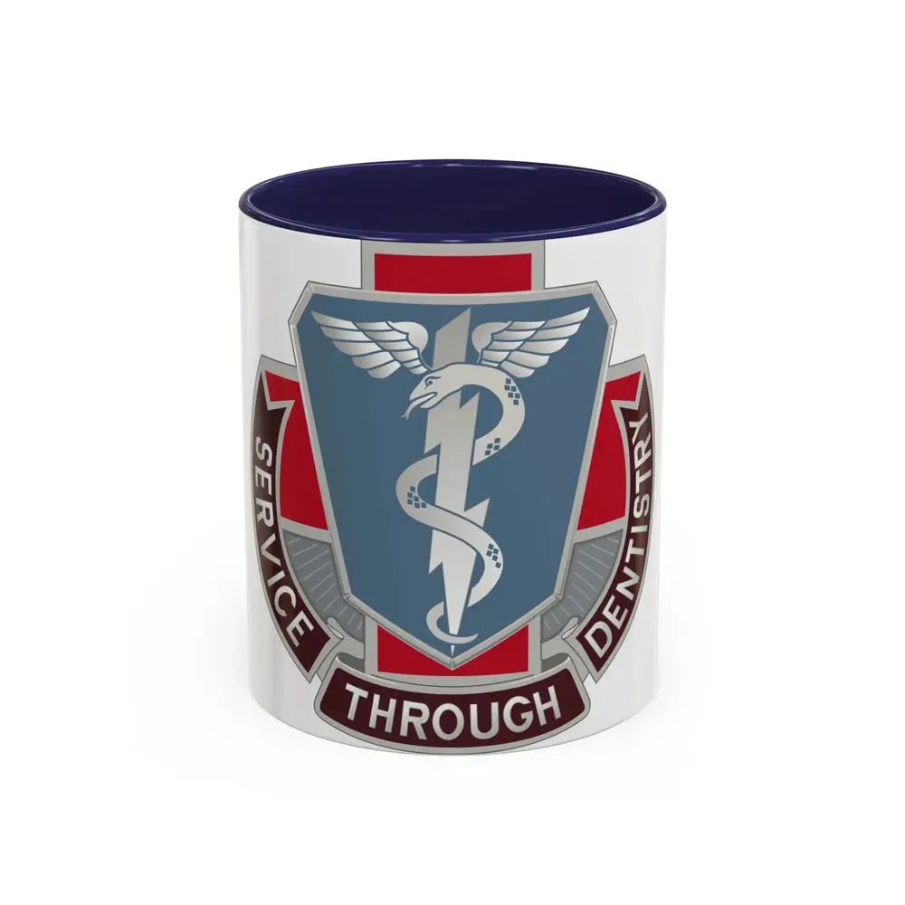 Dental Health Activity Fort Campbell (U.S. Army) Accent Coffee Mug 11oz Navy - Go Mug Yourself