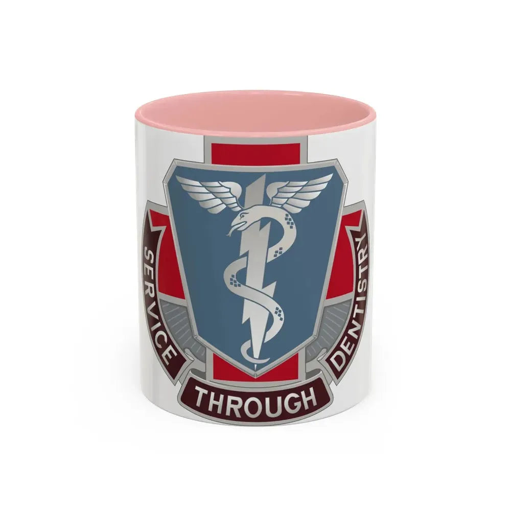 Dental Health Activity Fort Campbell (U.S. Army) Accent Coffee Mug 11oz Pink - Go Mug Yourself