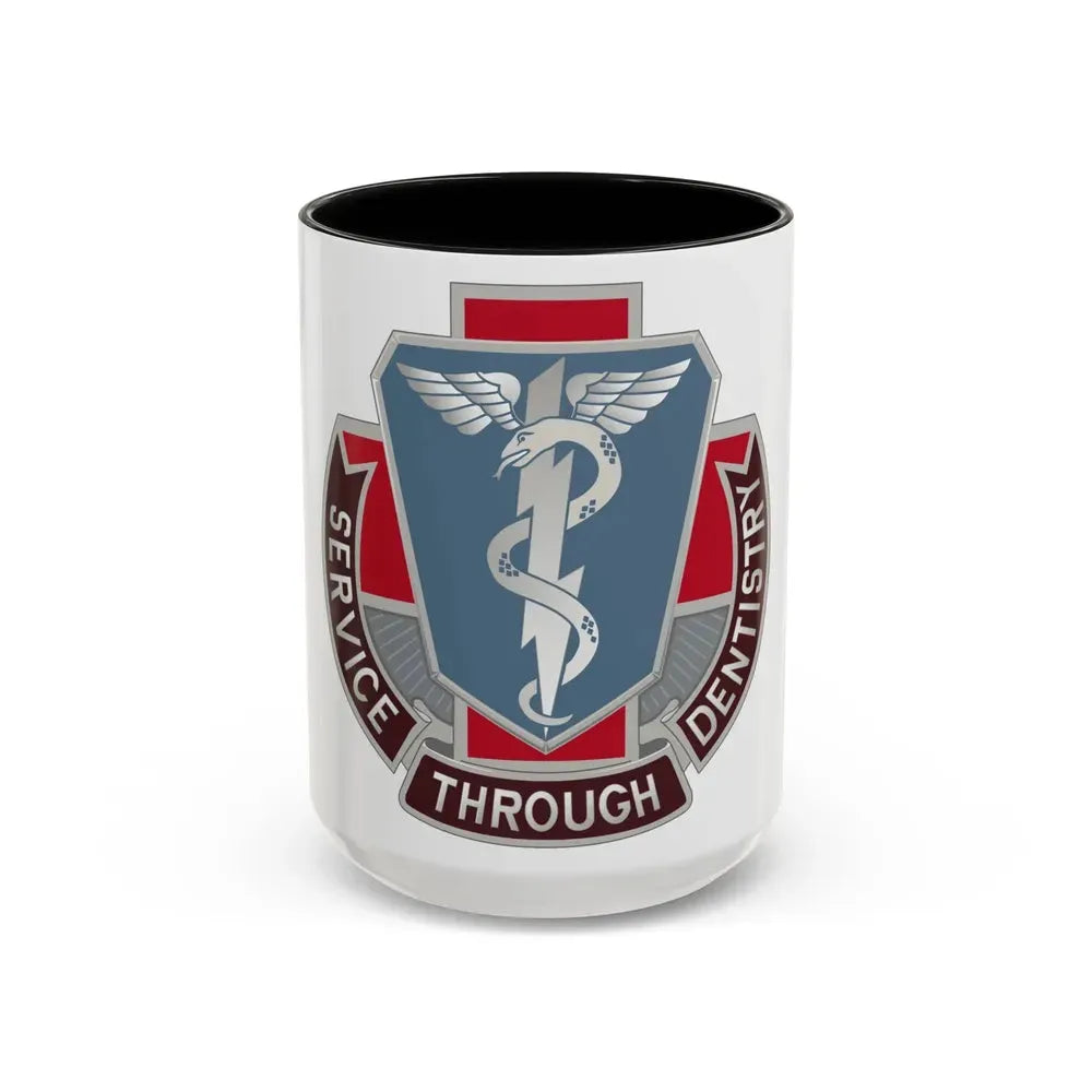 Dental Health Activity Fort Campbell (U.S. Army) Accent Coffee Mug 15oz Black - Go Mug Yourself
