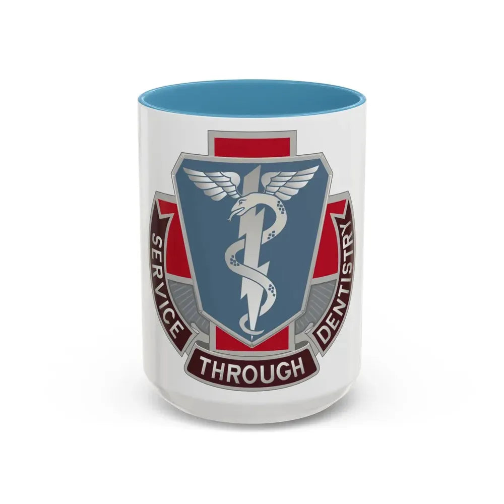 Dental Health Activity Fort Campbell (U.S. Army) Accent Coffee Mug 15oz Light Blue - Go Mug Yourself