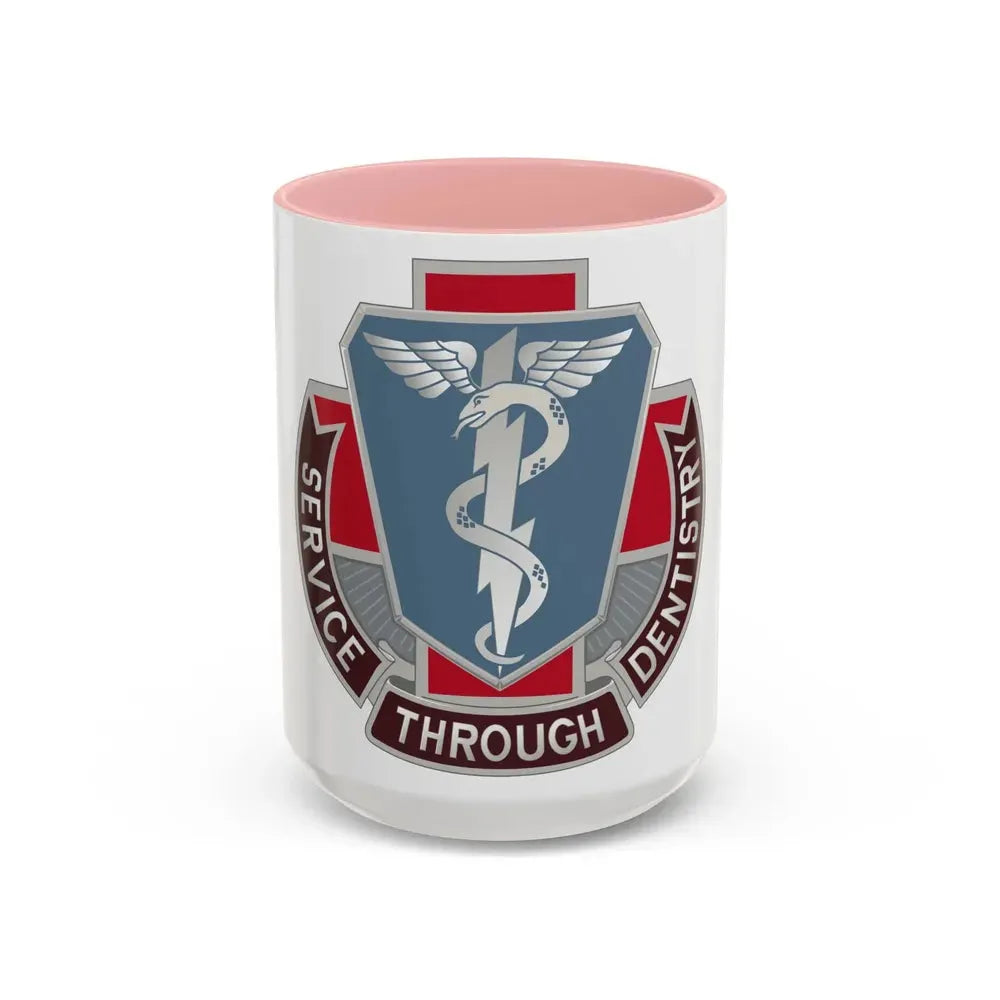 Dental Health Activity Fort Campbell (U.S. Army) Accent Coffee Mug 15oz Pink - Go Mug Yourself