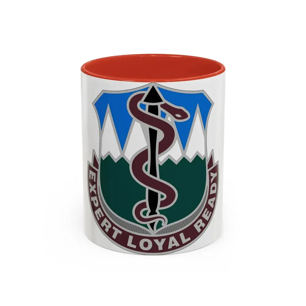 Dental Health Activity Fort Carson (U.S. Army) Accent Coffee Mug 11oz Red - Go Mug Yourself