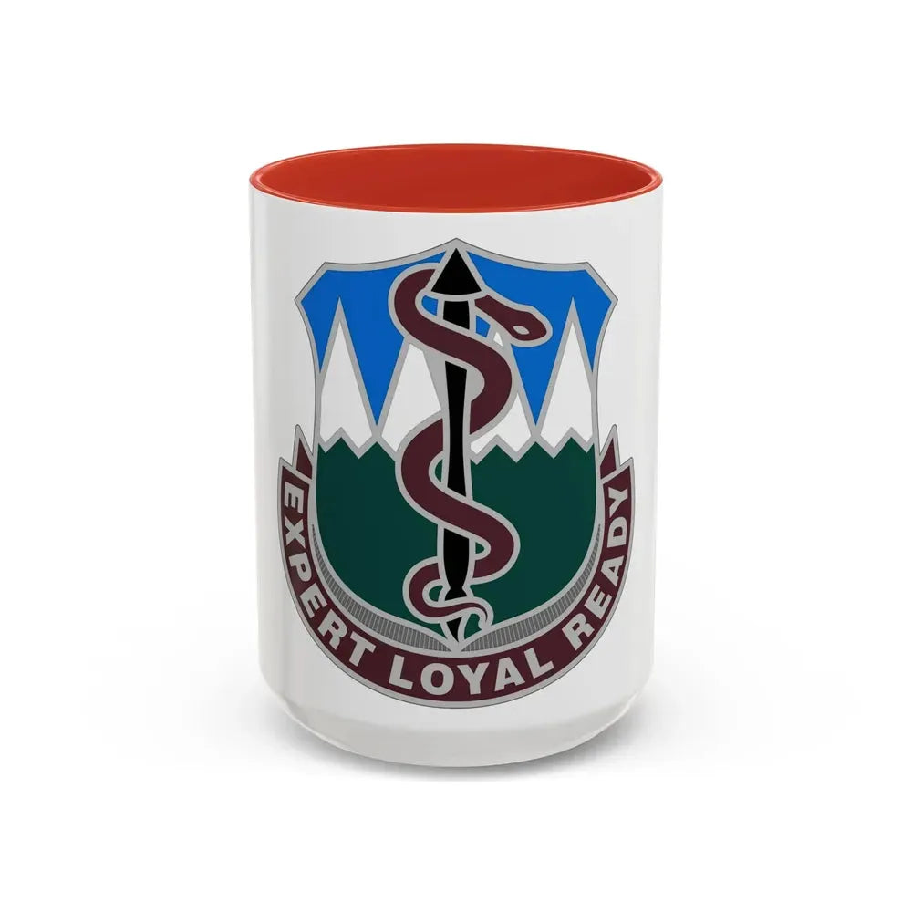Dental Health Activity Fort Carson (U.S. Army) Accent Coffee Mug 15oz Red - Go Mug Yourself
