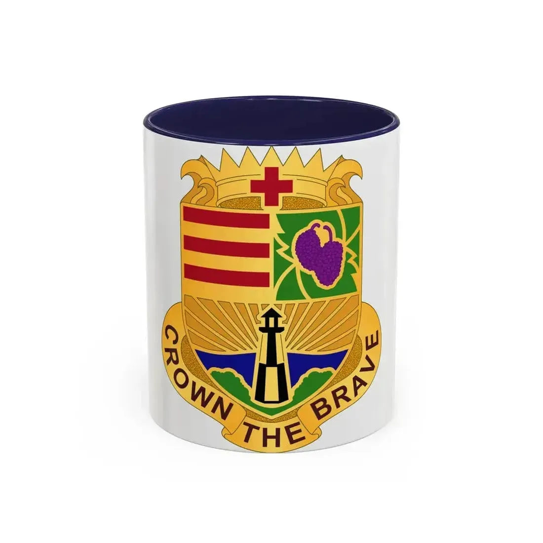Dental Health Activity Fort Eustis (U.S. Army) Accent Coffee Mug 11oz Navy - Go Mug Yourself