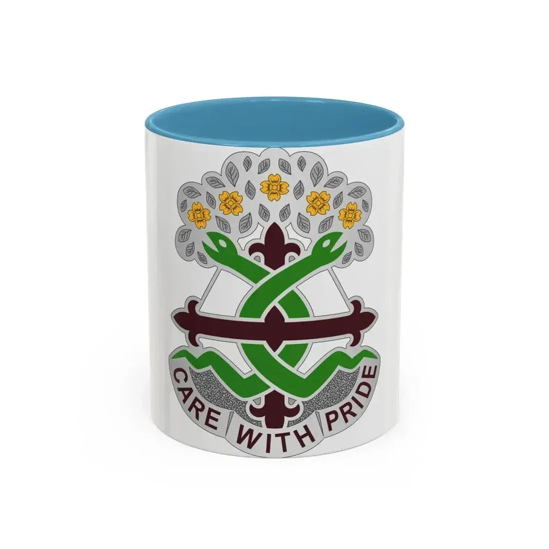 Dental Health Activity Fort Leonard Wood (U.S. Army) Accent Coffee Mug 11oz Light Blue - Go Mug Yourself