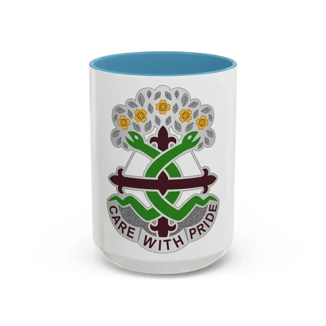 Dental Health Activity Fort Leonard Wood (U.S. Army) Accent Coffee Mug 15oz Light Blue - Go Mug Yourself