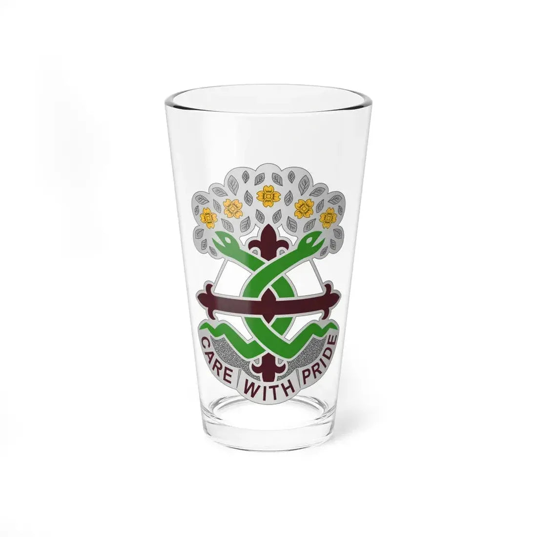 Dental Health Activity Fort Leonard Wood (U.S. Army) Pint Glass 16oz 16oz - Go Mug Yourself
