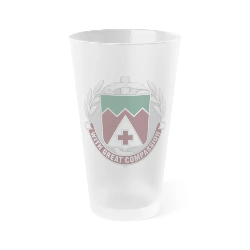 Dental Health Activity Fort Lewis (U.S. Army) Frosted Pint Glass 16oz Default Title - Go Mug Yourself