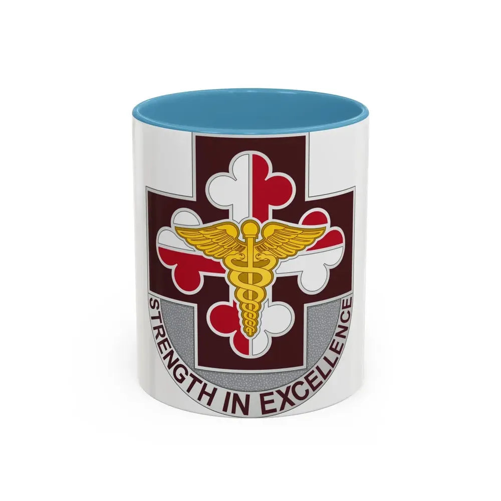 Dental Health Activity Fort Meade (U.S. Army) Accent Coffee Mug 11oz Light Blue - Go Mug Yourself