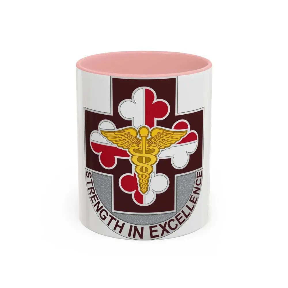 Dental Health Activity Fort Meade (U.S. Army) Accent Coffee Mug 11oz Pink - Go Mug Yourself