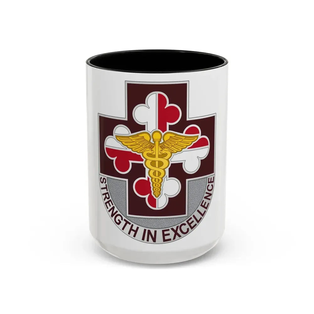 Dental Health Activity Fort Meade (U.S. Army) Accent Coffee Mug 15oz Black - Go Mug Yourself