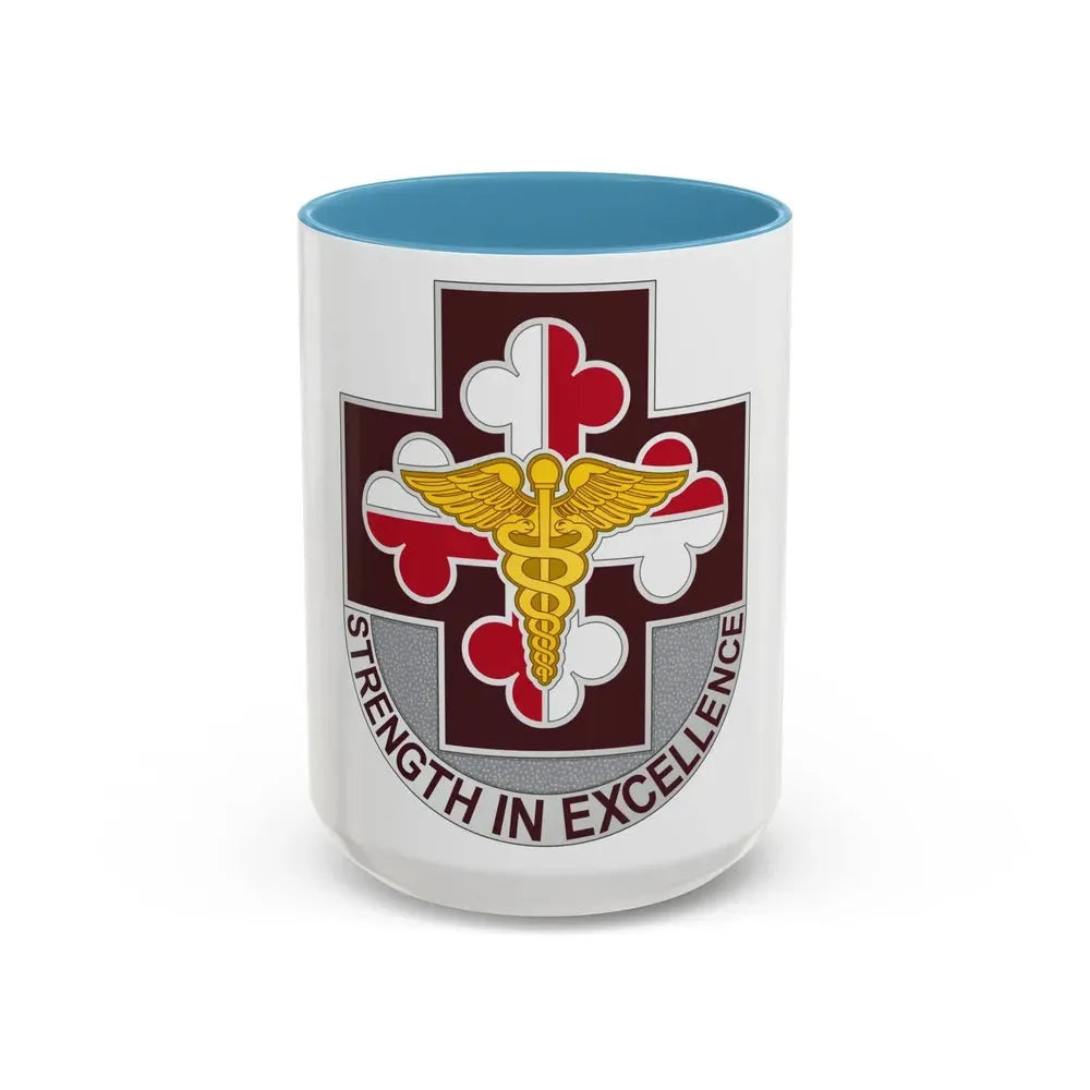 Dental Health Activity Fort Meade (U.S. Army) Accent Coffee Mug 15oz Light Blue - Go Mug Yourself