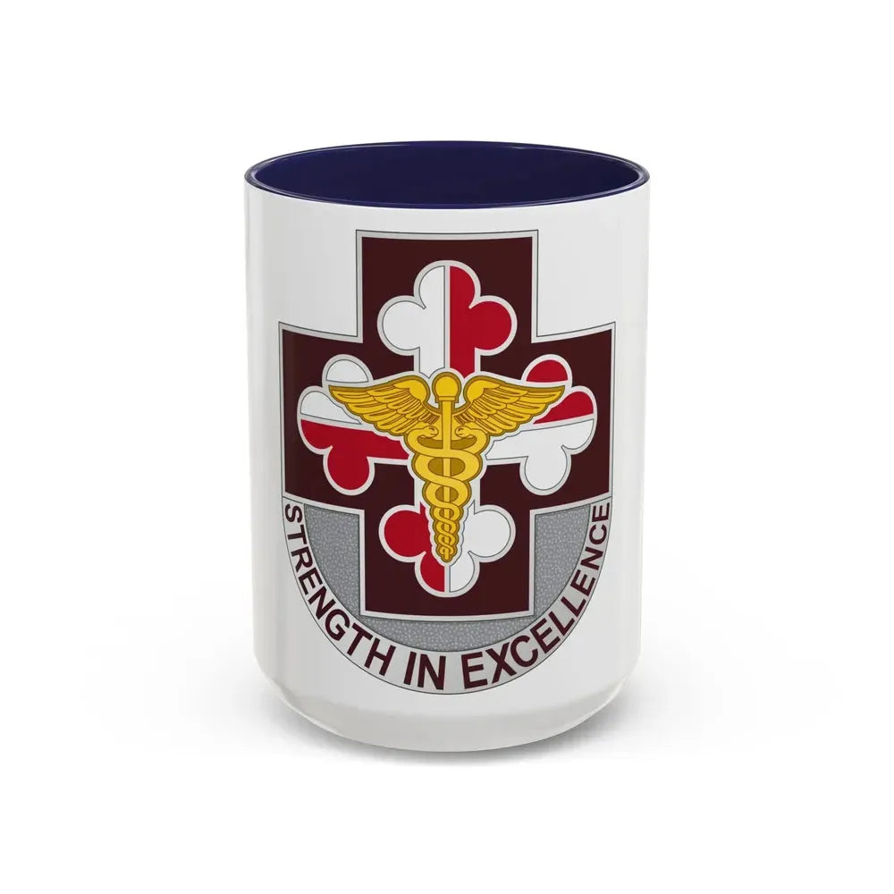 Dental Health Activity Fort Meade (U.S. Army) Accent Coffee Mug 15oz Navy - Go Mug Yourself