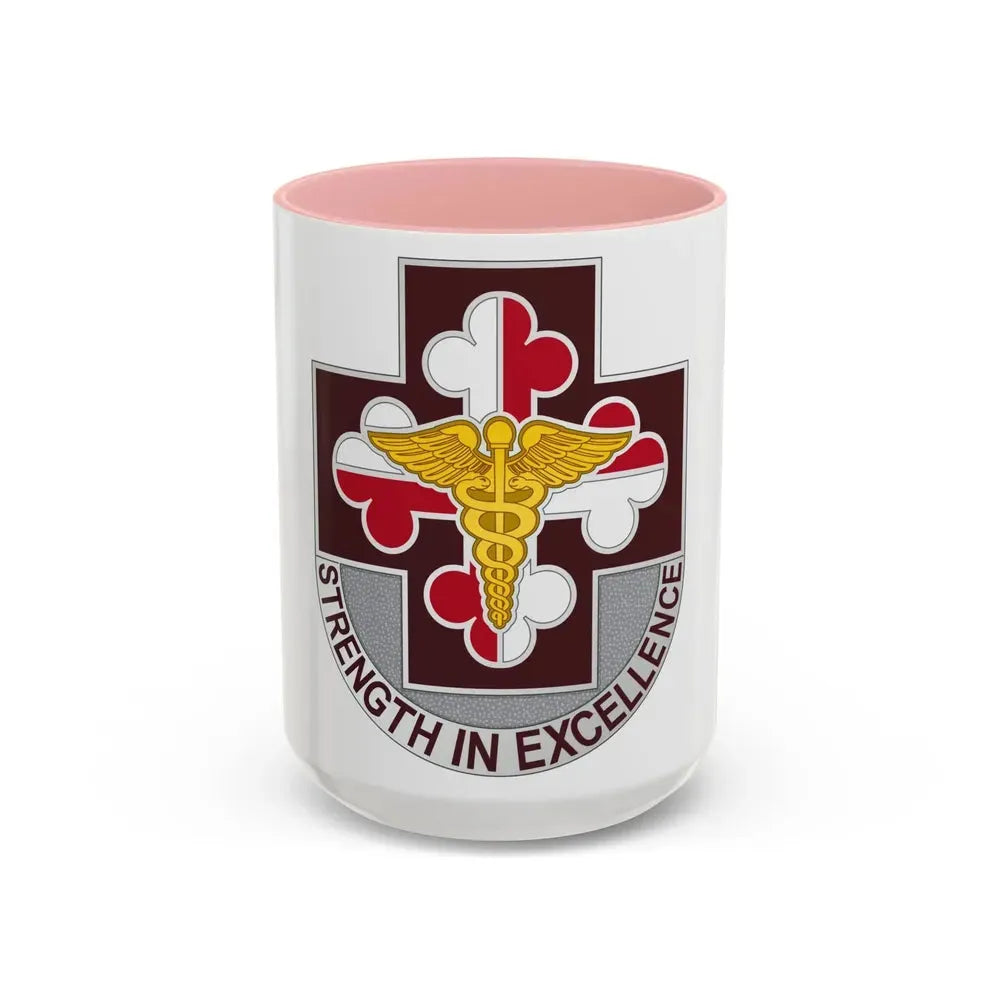 Dental Health Activity Fort Meade (U.S. Army) Accent Coffee Mug 15oz Pink - Go Mug Yourself